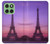 S3447 Eiffel Paris Sunset Hülle Schutzhülle Taschen für Motorola Edge 60