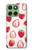 S3481 Strawberry Hülle Schutzhülle Taschen für Motorola Edge 60