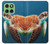 S3497 Green Sea Turtle Hülle Schutzhülle Taschen für Motorola Edge 60