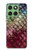 S3539 Mermaid Fish Scale Hülle Schutzhülle Taschen für Motorola Edge 60
