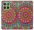 S3694 Hippie Art Pattern Hülle Schutzhülle Taschen für Motorola Edge 60