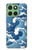 S3751 Wave Pattern Hülle Schutzhülle Taschen für Motorola Edge 60