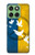 S3857 Peace Dove Ukraine Flag Hülle Schutzhülle Taschen für Motorola Edge 60