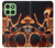 S3985 Fire Skull Drummer Hülle Schutzhülle Taschen für Motorola Edge 60