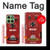 S4011 Red Guitar Analog Delay Graphic Hülle Schutzhülle Taschen für Motorola Edge 60
