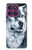 S0123 Grim White Wolf Hülle Schutzhülle Taschen für Motorola Edge 60 Pro