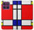 S0157 Composition Red Blue Yellow Hülle Schutzhülle Taschen für Motorola Edge 60 Pro