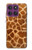 S0422 Giraffe Skin Hülle Schutzhülle Taschen für Motorola Edge 60 Pro