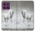 S0932 White Horse Hülle Schutzhülle Taschen für Motorola Edge 60 Pro