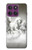 S0933 White Horses Hülle Schutzhülle Taschen für Motorola Edge 60 Pro