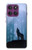 S0935 Wolf Howling in Forest Hülle Schutzhülle Taschen für Motorola Edge 60 Pro