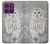 S1566 Snowy Owl White Owl Hülle Schutzhülle Taschen für Motorola Edge 60 Pro