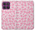 S2213 Pink Leopard Pattern Hülle Schutzhülle Taschen für Motorola Edge 60 Pro