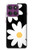 S2315 Daisy White Flowers Hülle Schutzhülle Taschen für Motorola Edge 60 Pro