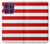 S2364 Red and White Striped Hülle Schutzhülle Taschen für Motorola Edge 60 Pro