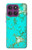 S2377 Turquoise Gemstone Texture Graphic Printed Hülle Schutzhülle Taschen für Motorola Edge 60 Pro