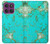 S2377 Turquoise Gemstone Texture Graphic Printed Hülle Schutzhülle Taschen für Motorola Edge 60 Pro