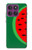 S2383 Watermelon Hülle Schutzhülle Taschen für Motorola Edge 60 Pro