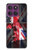 S2936 UK British Flag Map Hülle Schutzhülle Taschen für Motorola Edge 60 Pro