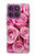 S2943 Pink Rose Hülle Schutzhülle Taschen für Motorola Edge 60 Pro