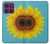 S3039 Vintage Sunflower Blue Hülle Schutzhülle Taschen für Motorola Edge 60 Pro