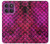 S3051 Pink Mermaid Fish Scale Hülle Schutzhülle Taschen für Motorola Edge 60 Pro