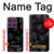 S3153 Black Roses Hülle Schutzhülle Taschen für Motorola Edge 60 Pro