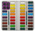 S3243 Watercolor Paint Set Hülle Schutzhülle Taschen für Motorola Edge 60 Pro