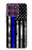 S3244 Thin Blue Line USA Hülle Schutzhülle Taschen für Motorola Edge 60 Pro