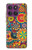S3272 Colorful Pattern Hülle Schutzhülle Taschen für Motorola Edge 60 Pro