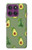S3285 Avocado Fruit Pattern Hülle Schutzhülle Taschen für Motorola Edge 60 Pro