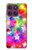 S3292 Colourful Disco Star Hülle Schutzhülle Taschen für Motorola Edge 60 Pro