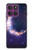 S3324 Crescent Moon Galaxy Hülle Schutzhülle Taschen für Motorola Edge 60 Pro