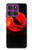S3328 Crow Red Moon Hülle Schutzhülle Taschen für Motorola Edge 60 Pro