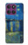 S3336 Van Gogh Starry Night Over the Rhone Hülle Schutzhülle Taschen für Motorola Edge 60 Pro