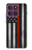 S3472 Firefighter Thin Red Line Flag Hülle Schutzhülle Taschen für Motorola Edge 60 Pro