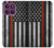 S3472 Firefighter Thin Red Line Flag Hülle Schutzhülle Taschen für Motorola Edge 60 Pro
