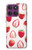 S3481 Strawberry Hülle Schutzhülle Taschen für Motorola Edge 60 Pro