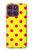 S3526 Red Spot Polka Dot Hülle Schutzhülle Taschen für Motorola Edge 60 Pro