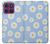 S3681 Daisy Flowers Pattern Hülle Schutzhülle Taschen für Motorola Edge 60 Pro