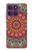 S3694 Hippie Art Pattern Hülle Schutzhülle Taschen für Motorola Edge 60 Pro