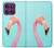S3708 Pink Flamingo Hülle Schutzhülle Taschen für Motorola Edge 60 Pro