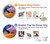 S3841 Bald Eagle Flying Colorful Sky Hülle Schutzhülle Taschen für Motorola Edge 60 Pro