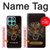 S0575 Tiger Face Hülle Schutzhülle Taschen für Motorola Edge 60 Fusion