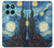 S0582 Van Gogh Starry Nights Hülle Schutzhülle Taschen für Motorola Edge 60 Fusion