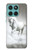 S0932 White Horse Hülle Schutzhülle Taschen für Motorola Edge 60 Fusion