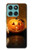 S1083 Pumpkin Spider Candles Halloween Hülle Schutzhülle Taschen für Motorola Edge 60 Fusion