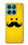 S1145 Yellow Mustache Sun Hülle Schutzhülle Taschen für Motorola Edge 60 Fusion