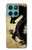 S1482 Black Dragon Painting Hülle Schutzhülle Taschen für Motorola Edge 60 Fusion