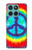 S1870 Tie Dye Peace Hülle Schutzhülle Taschen für Motorola Edge 60 Fusion